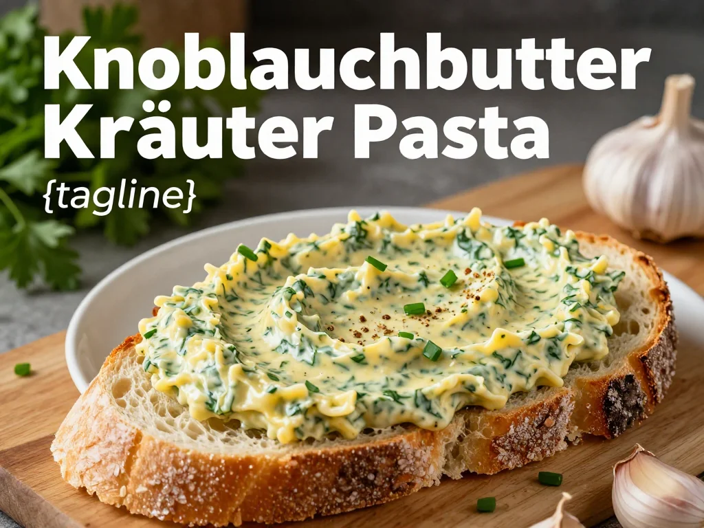 Knoblauchbutter Kräuter Pasta