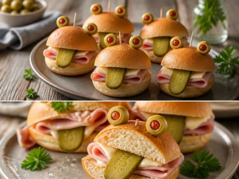 Knusprige Käse-Geflügel-Mini-Brötchen als leckerer Snack