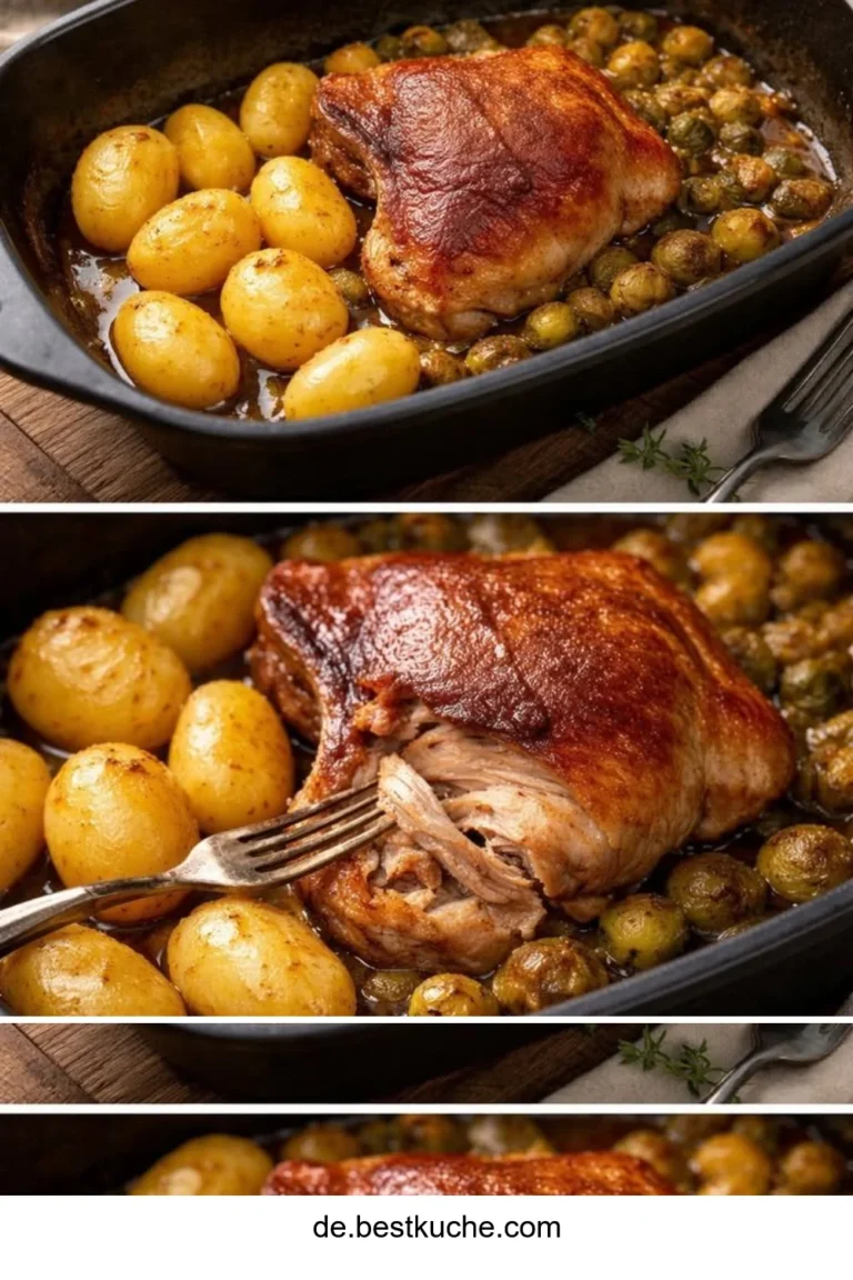 Knusprige Putenoberkeule, perfekt zubereitet für festliche Anlässe