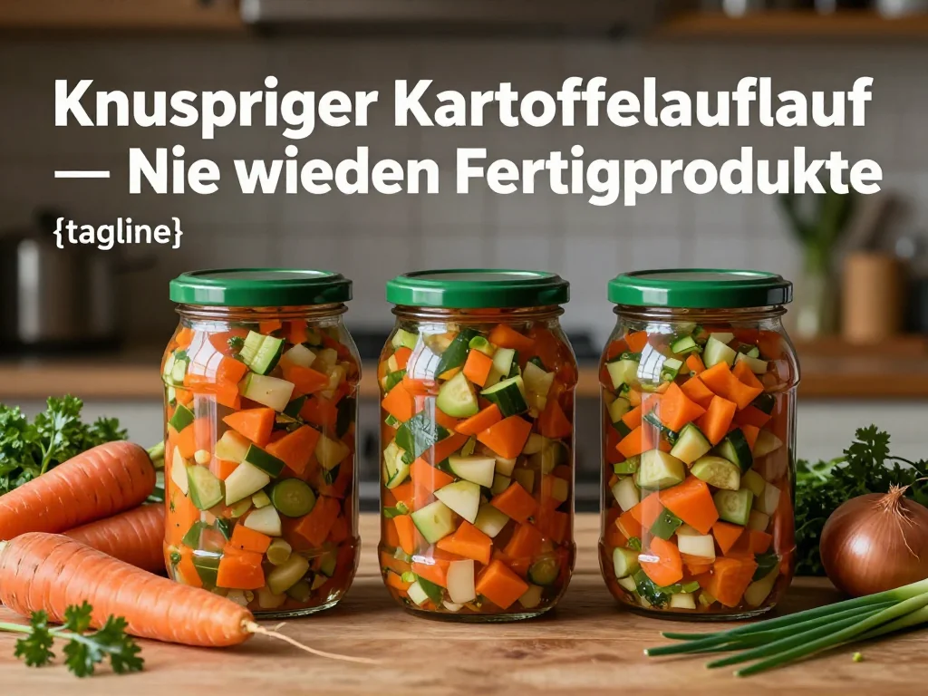 Knuspriger Kartoffelauflauf &mdash; Nie wieder Fertigprodukte