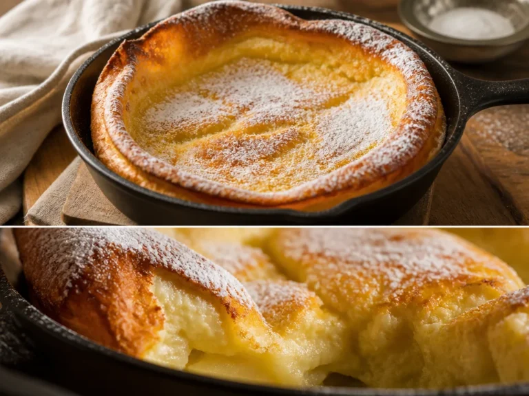 Fluffiger Ofenpfannkuchen aus dem Rezept, perfekt zum Frühstück oder Dessert