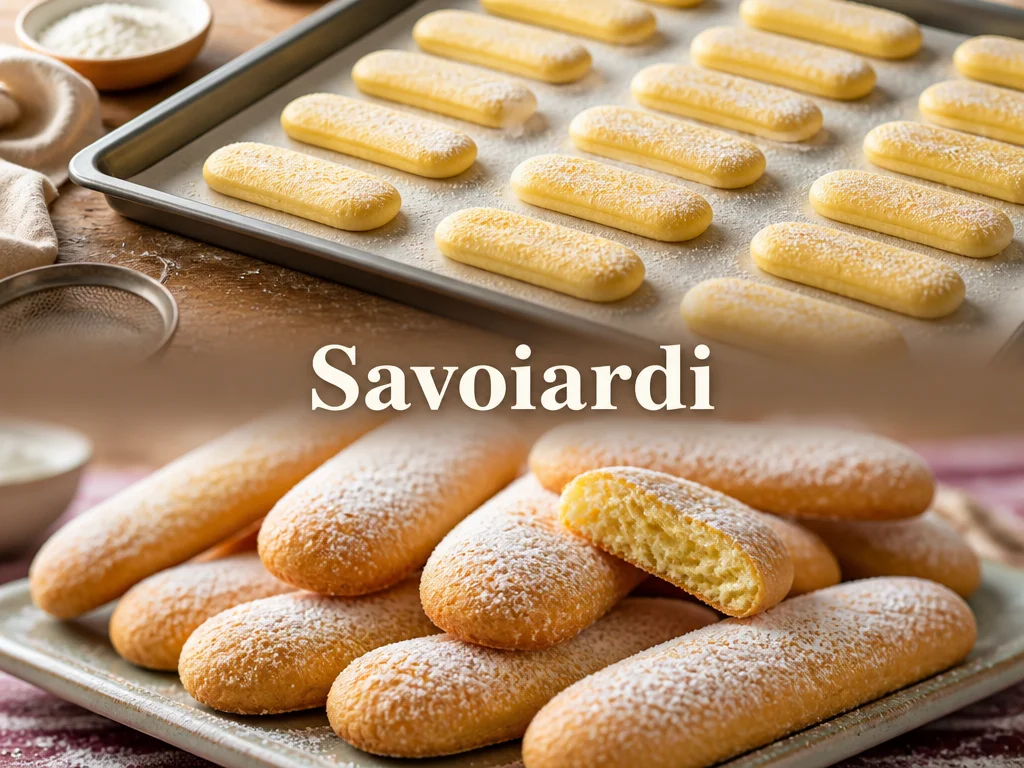 Savoiardi Löffelbiskuits, ideal für Tiramisu und Desserts