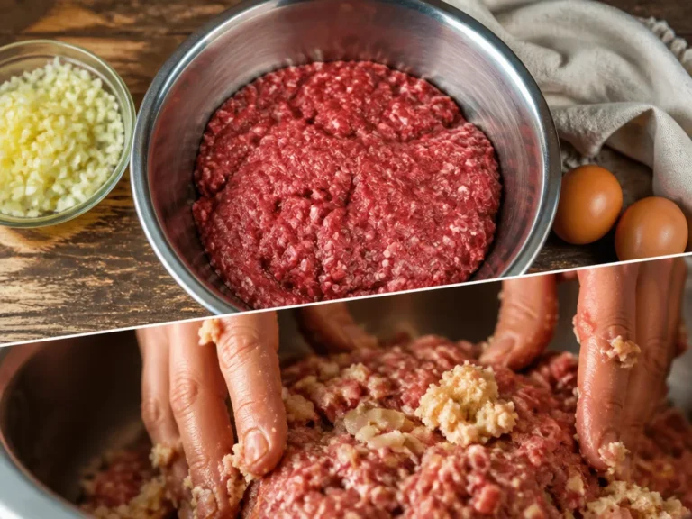 Supersaftiger Zwiebel-Hackbraten, perfekt für Familienfeiern