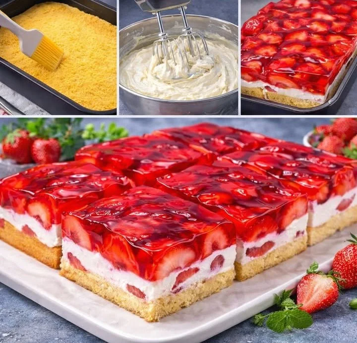Ultimativer Erdbeerkuchen für Sommerfeste mit frischen Erdbeeren