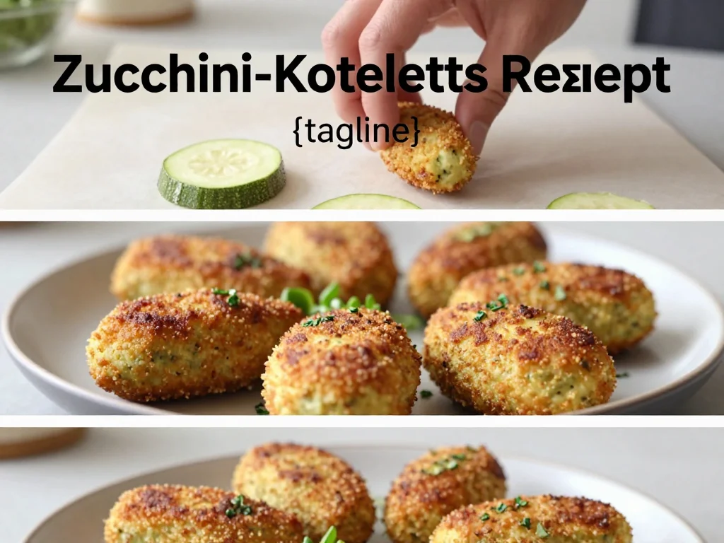 Zucchini-Koteletts Rezept